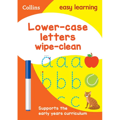 Lower-Case Letters: Wipe-Clean - Paperback
