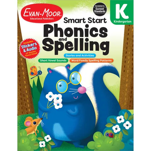 Smart Start: Phonics and Spelling, Grade K - Paperback