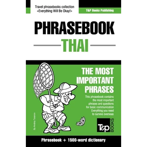 English-Thai phrasebook and 1500-word dictionary - Paperback