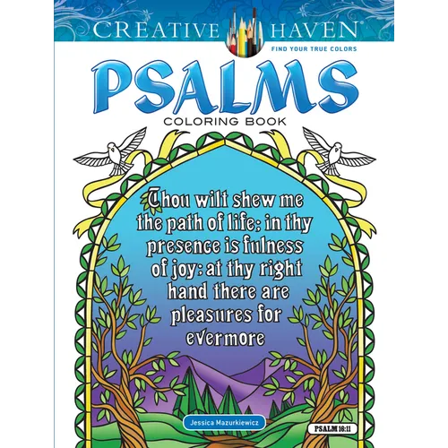 Creative Haven Psalms Coloring Book - Paperback
