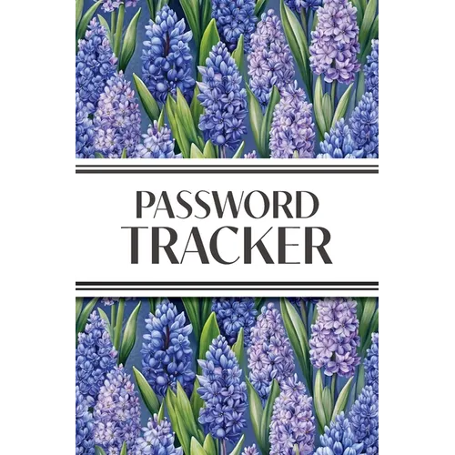 Password Tracker (Hyacinths): 6"x9" Alphabetical Password Logbook for Easy Organization - Paperback