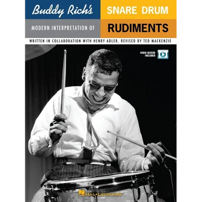 Buddy Rich's Modern Interpretation of Snare Drum Rudiments Book/Online Audio [With DVD] - Paperback