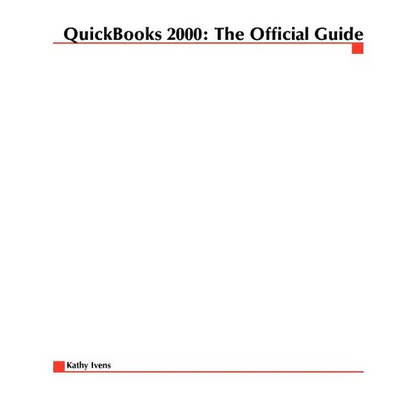QuickBooks 2000: The Official Guide - Paperback