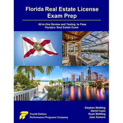 Florida Real Estate License Exam Prep: All-in-One Review and Testing to Pass Florida's Real Estate Exam - Paperback