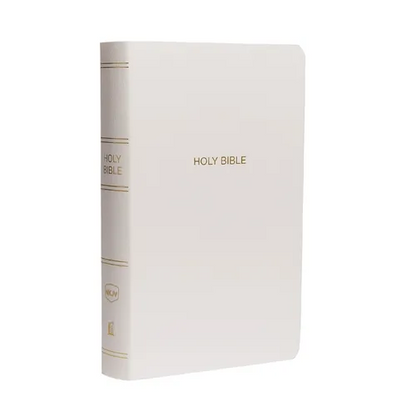 NKJV, Gift and Award Bible, Leather-Look, White, Red Letter Edition - Imitation Leather