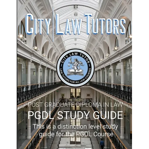 PGDL Study Guide: Post Graduate Diploma in Law - Paperback