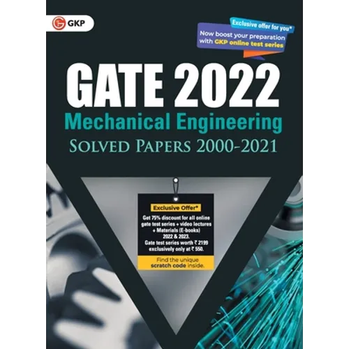GATE 2022 Mechanical Engineering - Solved Papers (2000-2021) - Paperback