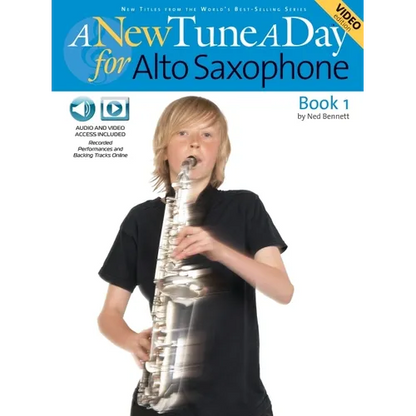 A New Tune a Day - Alto Saxophone, Book 1 (Book/Online Audio) [With CD and DVD] - Paperback