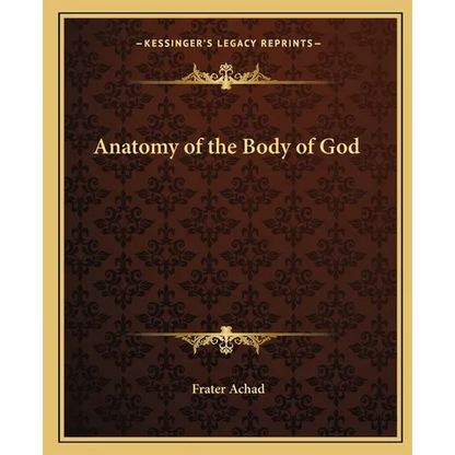 Anatomy of the Body of God - Paperback