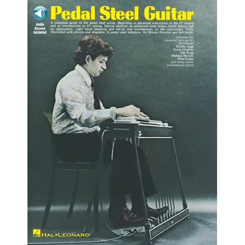 Pedal Steel Guitar Instructional Book with Online Audio Learn E9 and C6 Tuning Beginner to Advanced Techniques - Paperback