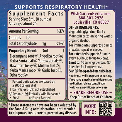Deep Lung, Bronchial Support