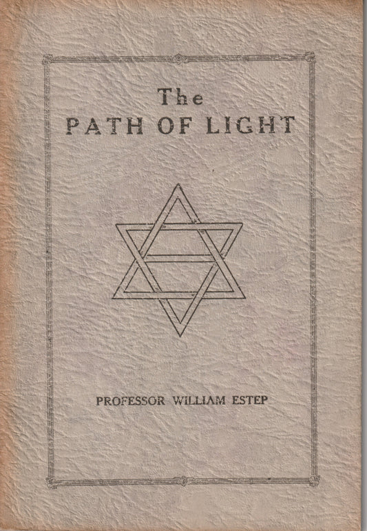 The Path of Light -- Professor William Estep -- 1927