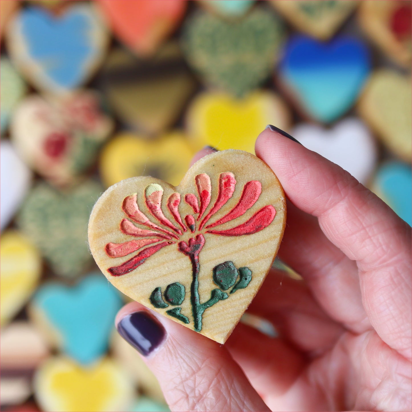 Heart-Shaped Mystery Boxes :: Spring Flowers