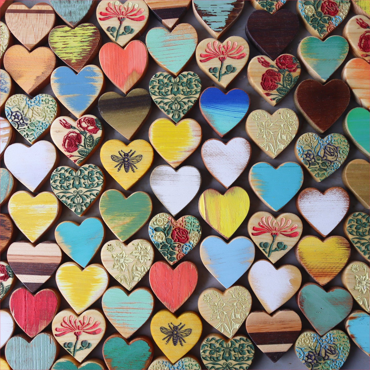 Heart-Shaped Mystery Boxes :: Spring Flowers