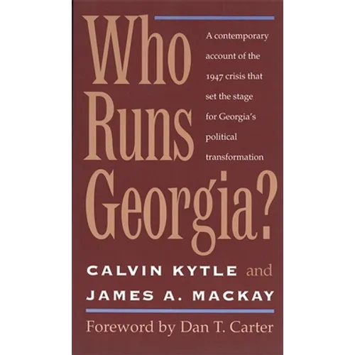 Who Runs Georgia? - Paperback