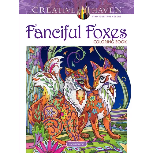 Creative Haven Fanciful Foxes Coloring Book - Paperback