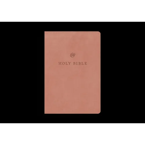 ESV Large Print Compact Bible (Trutone, Blush Rose) - Imitation Leather