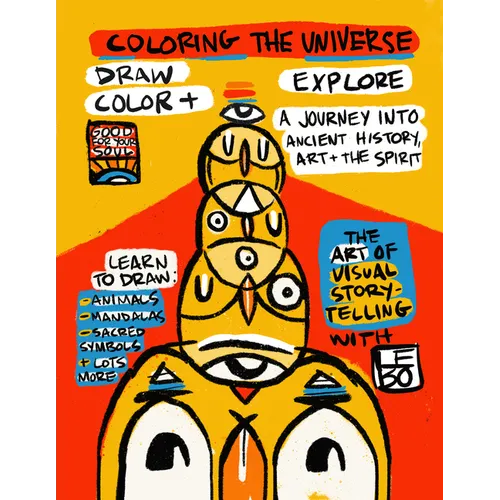 Coloring the Universe: Draw, Color and Explore with Lebo (Art Adult Coloring Book) - Paperback