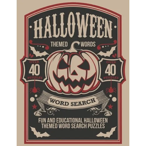 Halloween Themed Word Search Book: 50 Halloween Themed Word Search Activities for Everyone - Paperback