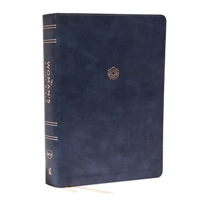 The Nkjv, Woman's Study Bible, Leathersoft, Blue, Full-Color, Indexed: Receiving God's Truth for Balance, Hope, and Transformation - Imitation Leather