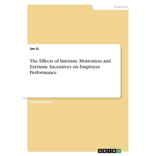 The Effects of Intrinsic Motivation and Extrinsic Incentives on Employee Performance - Paperback