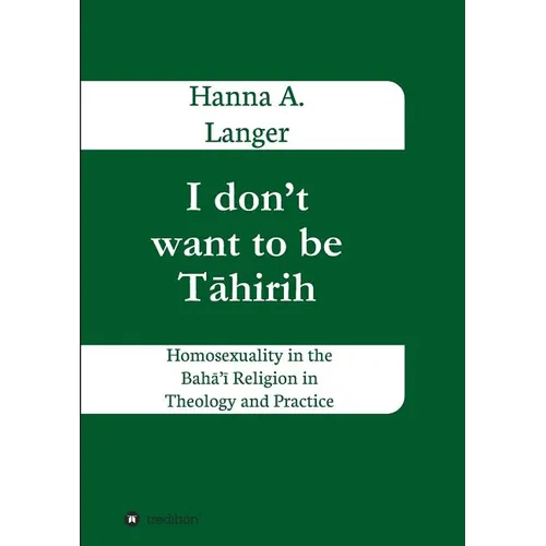 I don't want to be Tāhirih - Paperback