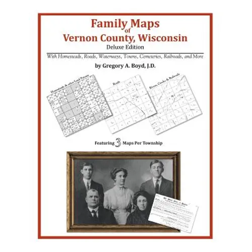 Family Maps of Vernon County, Wisconsin - Paperback