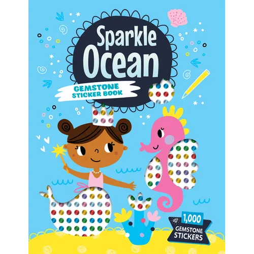 Sparkle Ocean Gemstone Sticker Book - Paperback