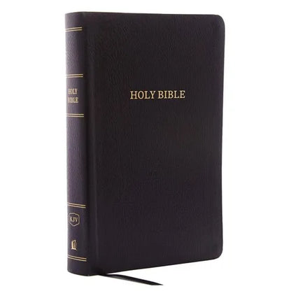 KJV, Reference Bible, Personal Size Giant Print, Bonded Leather, Black, Indexed, Red Letter Edition - Bonded Leather