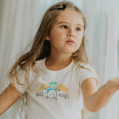 short sleeve pajama set | hogs and kisses
