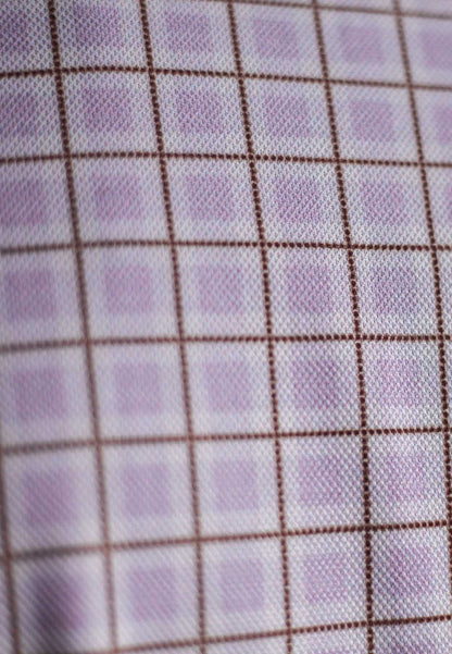 Matt Plaid Long Sleeve Tech Shirt
