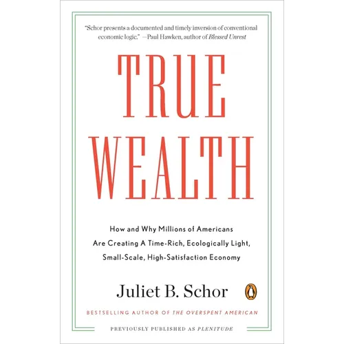 True Wealth: How and Why Millions of Americans Are Creating a Time-Rich, Ecologically Light, Small-Scale, High-Satisfaction Economy - Paperback