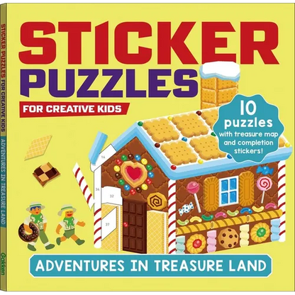 Sticker Puzzles; Adventures in Treasureland: For Creative Kids - Paperback