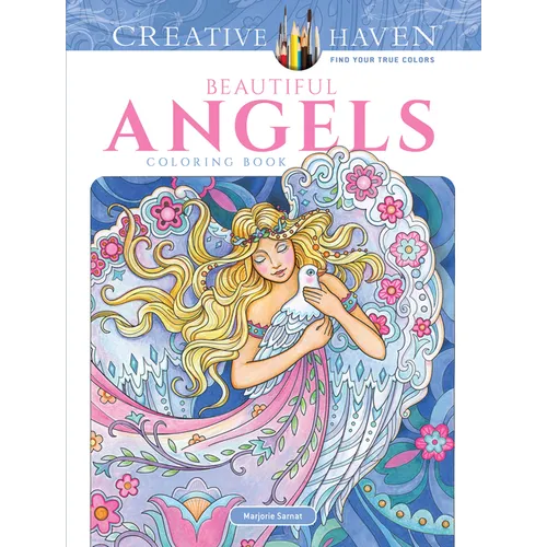 Creative Haven Beautiful Angels Coloring Book - Paperback