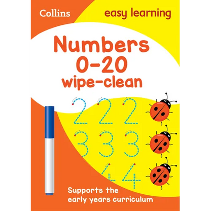 Numbers 0-20: Wipe-Clean Activity Book - Paperback