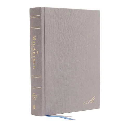 Nasb, MacArthur Study Bible, 2nd Edition, Hardcover, Gray, Comfort Print: Unleashing God's Truth One Verse at a Time - Hardcover
