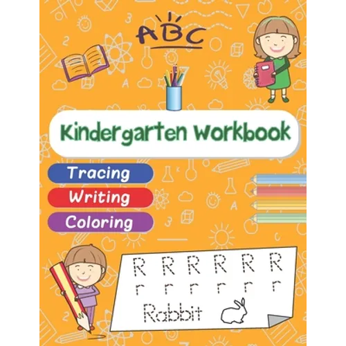 Kindergarten Workbook: Learning to write for preschoolers, Kindergarten, and kids Ages 3-6 Tracing, Writing, Coloring Learn to Read And Write Animal N - Paperback
