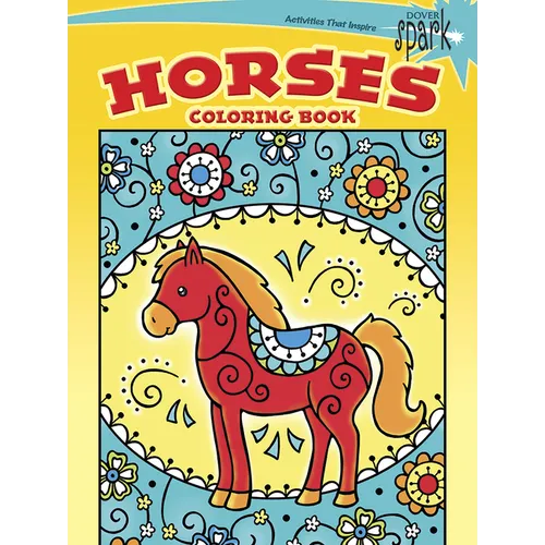 Spark Horses Coloring Book - Paperback