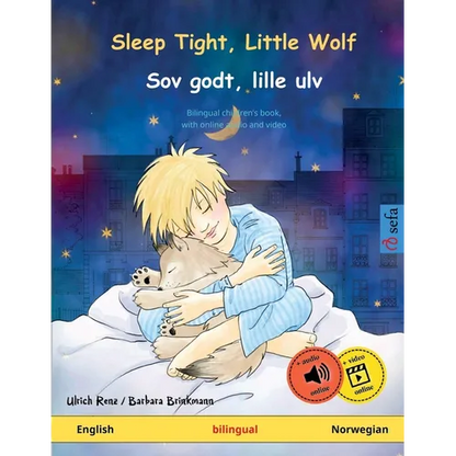 Sleep Tight, Little Wolf - Sov godt, lille ulv (English - Norwegian) - Paperback