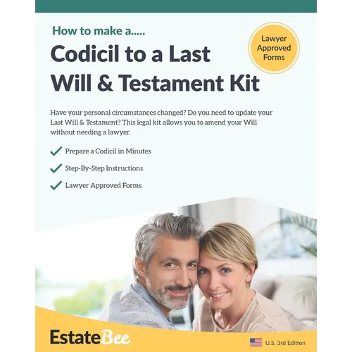 Codicil to a Last Will & Testament Kit: Make a Codicil to Your Last Will in Minutes - Paperback