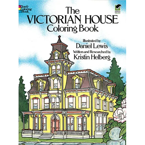 The Victorian House Coloring Book - Paperback
