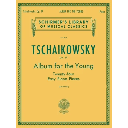 Album for the Young (24 Easy Pieces), Op. 39: Schirmer Library of Classics Volume 816 Piano Solo - Paperback
