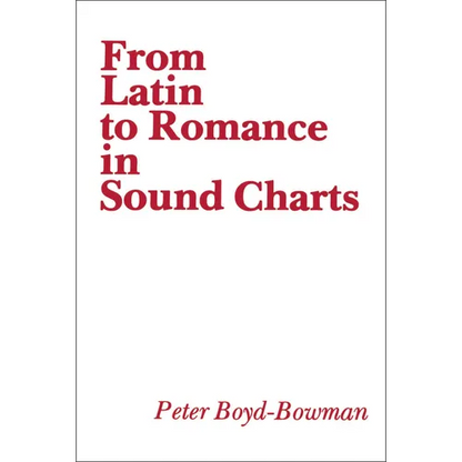 From Latin to Romance in Sound Charts - Paperback