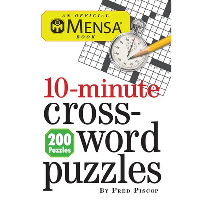 Mensa 10-Minute Crossword Puzzles - Paperback