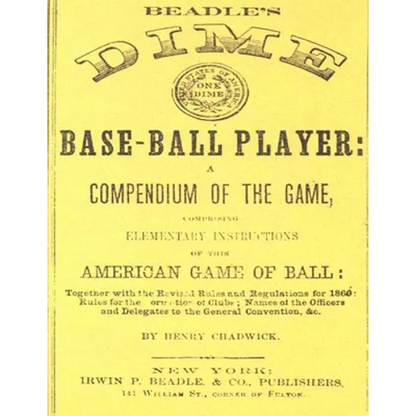 Beadle's Dime Base-Ball Player (Reprint, 1860) - Paperback