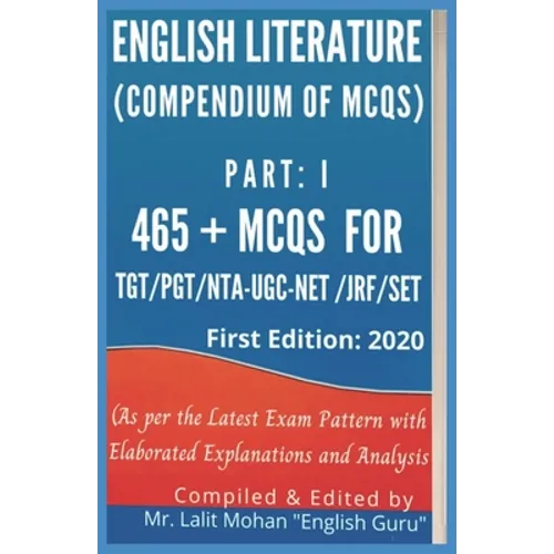 English Literature: (Compendium of MCQs) - Paperback