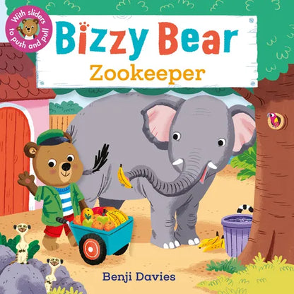 Bizzy Bear: Zookeeper: (Interactive Zoo Animal Board Book for Toddlers - With Sturdy Tabs and Slides to Push and Pull) - Board Book
