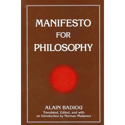 Manifesto for Philosophy - Paperback