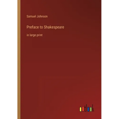 Preface to Shakespeare: in large print - Paperback