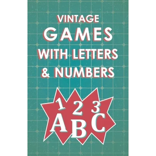 Vintage Games with Letters and Numbers - Paperback